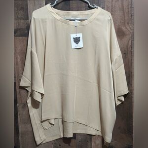 LITA Silk Relaxed Dolman Blouse